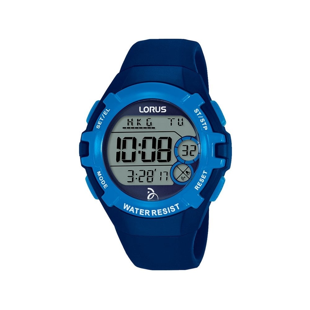 LORUS KIDS LORUS NAVY AND BLUE DIGITAL WATCH Timepieces from Adams Jewellers Limited UK